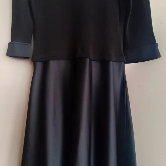 Vintage Holt Renfrew Black Evening Gown - Size 12 Modern 8-10 - Picture 4 of 13